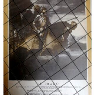 AFICHE PUBLICITARIO ANTIGUO MUSEO DEL PRADO 1953