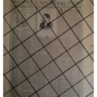 CARTEL PUBLICITARIO ANTIGUO 1895 DIARIO EL UNIVERSAL