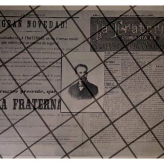 PUBLICIDAD ANTIGUA SEGUROS LA FRATERNAL 1895