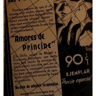 AFICHE RETRO EDITORIAL SAYLORS 1935 DIBUJO. ARTURO VILCHIS