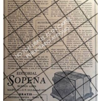 AFICHE PUBLICITARIO ANTIGUO EDITORIAL RAMON SOPENA 1931 3