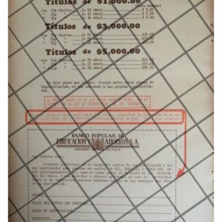 PUBLICIDAD ANTIGUA BANCO POPULAR DE EDIFICACION 1967 188