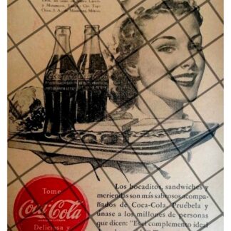 PUBLICIDAD ANTIGUA REFRESCOS COCA COLA 1940s /N51 RARO