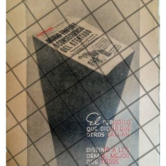 CARTEL PUBLICITARIO RETRO. PERIODICO LA PRENSA 1940