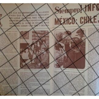 AFICHE RETRO VATICINAN LA MUERTE DE SALVADOR ALLENDE 1970