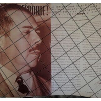 AFICHE RETRO LAZARO CARDENAS Vs NEMESIO G. NARANJO 1953