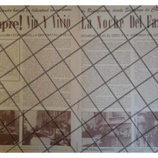 AFICHE RETRO GOLPE DE ESTADO DE CHILE SEP. 1973