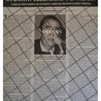 AFICHE RETRO INFORME DE JOSE CAMPILLO SAINZ 1982