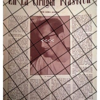 AFICHE RETRO CIRUJANO PLASTICO ALEJANDRO DEL RIO 1964