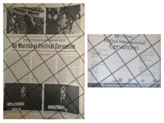 AFICHES RETRO FESTIVAL CERVANTINO 1982