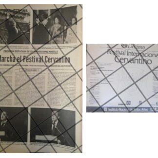 AFICHES RETRO FESTIVAL CERVANTINO 1982