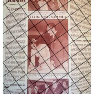 AFICHE RETRO BODA. VALENZUELA DA SILVA 1965