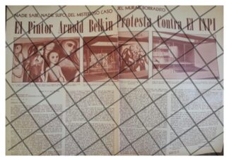 AFICHE RETRO PROTESTA CONTRA LA HISTORIETA EXTRANJERA 1960s