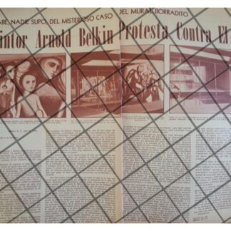 AFICHE RETRO PROTESTA CONTRA LA HISTORIETA EXTRANJERA 1960s