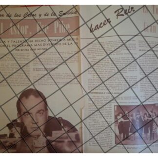 AFICHE RETRO ENTREVISTA A RAUL ASTOR 1964