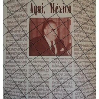 AFICHE RETRO DISCURSO DE EMILIO CALDERON PUIG, SUIZA 1964