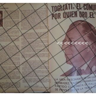 AFICHE RETRO PALMIRO TOGLIATTI 1964