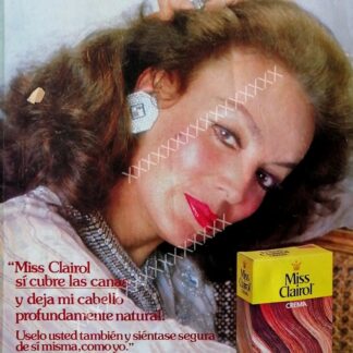 CARTEL ANTIGUO ORIGINAL DE . MARIA FELIX. Y MISS CLEIROL 1983