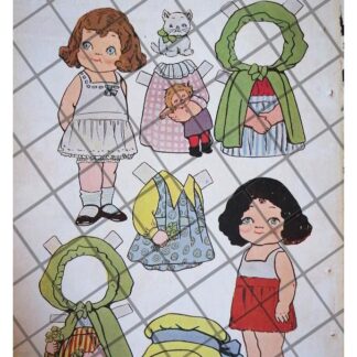 RARO JUGUETE ANTIGUO DE PAPEL. MARIQUITA 1920 /3