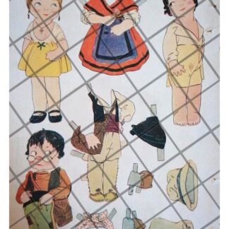 RARO JUGUETE ANTIGUO DE PAPEL. MARIQUITA 1920 /4