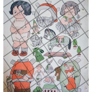 RARO JUGUETE ANTIGUO DE PAPEL. MARIQUITA 1920 /5