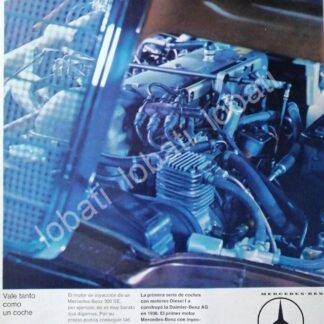 CARTEL ANTIGUO ORIGINAL DE AUTOS MERCEDES BENZ 300 SE 1954 /280 RARO