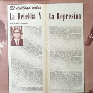 CARTEL ANTIGUO ORIGINAL DE EVENTOS DE TLATELOLCO 1968 REBELDIA Y REPRESION