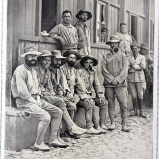 GRABADO ANTIGUO 1921 LEGIONARIOS GUERRA ESPAÑA-MARRUECOS / MLT