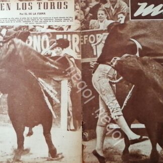 CARTEL ANTIGUO ORIGINAL DE CORRIDA Y CORNADA MORTAL DE JOSELILLO 1947 / TOROS
