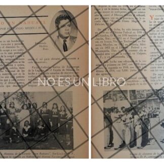 AFICHE RETRO FARIAS GALINDO HIMNO NACIONAL EN NAHUATL