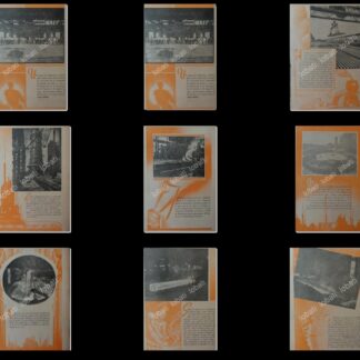 CARTEL ANTIGUO ORIGINAL DE 15 AFICHES DE LA FUNDIDORA MONTERREY 1940 & 1945.