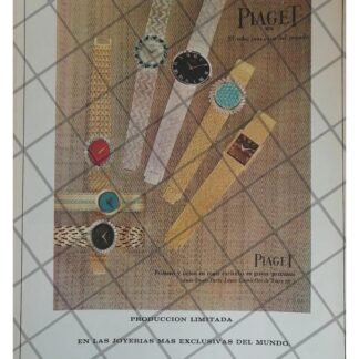 CARTEL PUBLICITARIO RETRO. RELOJES PIAGET 1969 /13