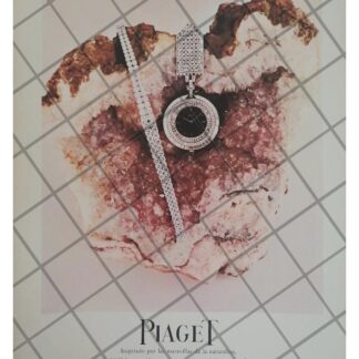 CARTEL PUBLICITARIO RETRO. RELOJES PIAGET COLOR 1966 /3
