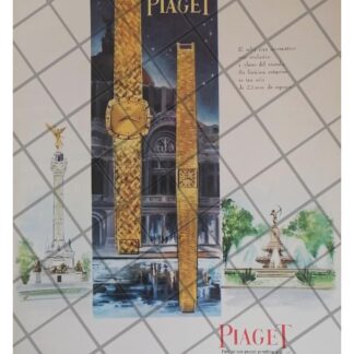 CARTEL PUBLICITARIO RETRO. RELOJES PIAGET 1968 /16