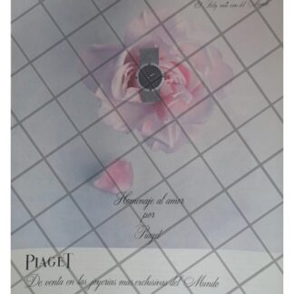 CARTEL PUBLICITARIO RETRO. RELOJES PIAGET 1968 /15