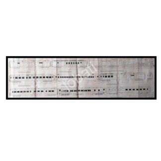 GRABADO ANTIGUO TRENES PULLMAN SANTA FE, ETC 1928