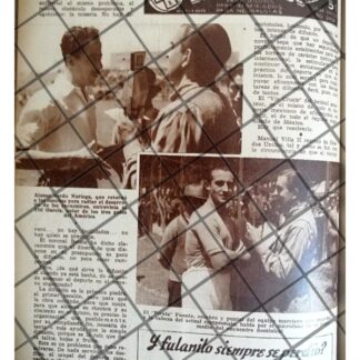 AFICHE RETRO EL TITI GARCIA Y OTROS CLUB AMERICA 1941