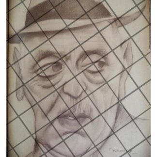 CARICATURA RETRO ALFONSO ROSENWEIG DIAZ 1942 /FREYRE