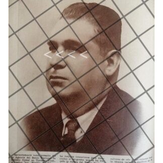 AFICHE RETRO SR. WINTILO R. CALOCA 1942 TORREON