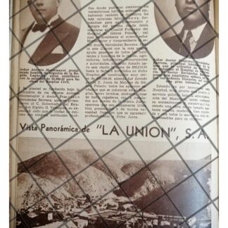 AFICHE RETRO CIA JABONERA LA UNION 1942 TORREON