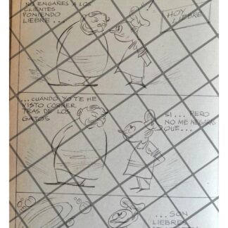 RARA TIRA COMICA ANTIGUA 1941 HANS Y FRITZ /ANGEL ZAMARRIPA 7