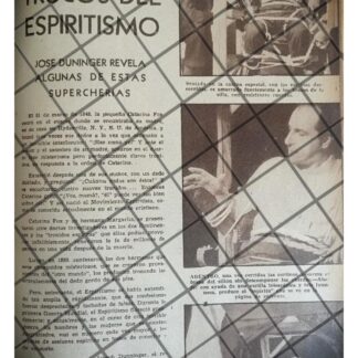 AFICHE RETRO JOSEPH DUNNINGER Y LOS CHARLATANES 1942