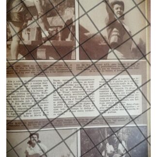 AFICHE RETRO LA ATLETA MARIA ESTHER REYES 1942