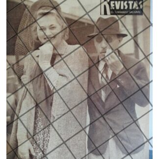 AFICHE ANTIGUO. IGOR STRAVINSKY Y ESPOSA EN MEXICO 1941