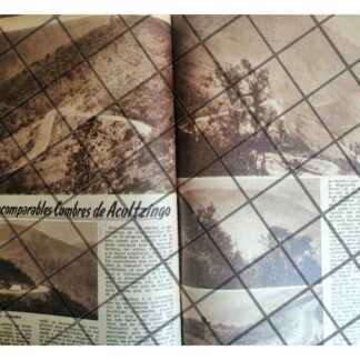 AFICHE ANTIGUO. CUMBRES DE ACULTZINGO. VER 1941