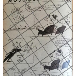 TIRA COMICA ANTIGUA CUENTOS JUDIOS 1941 /ANGEL ZAMARRIPA 15