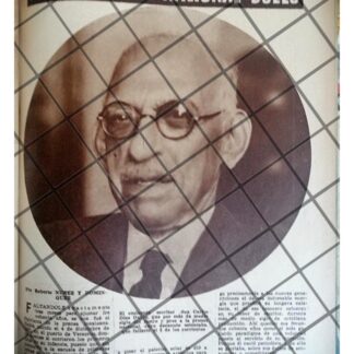 AFICHE ANTIGUO MUERE JUAN CARLOS DIAZ DUFOO 1941