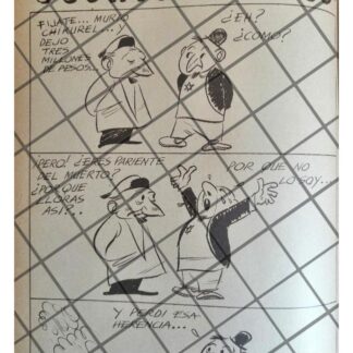 TIRA COMICA ANTIGUA CUENTOS JUDIOS 1941 /ANGEL ZAMARRIPA 17