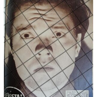 AFICHE ANTIGUO ORSON WELLS FILMA EN MEXICO 1941