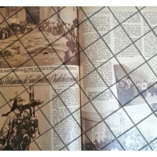 AFICHE ANTIGUO FIESTAS SAN ANDRES CHALCHICOMULA 1941